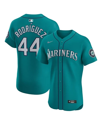 Nike Men's Julio Rodriguez Aqua Seattle Mariners Alternate Elite Jersey