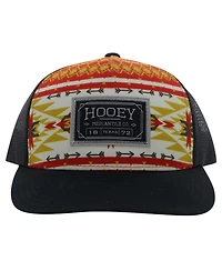 Hooey Men's Cream/Black Mercantile Trucker Adjustable Hat