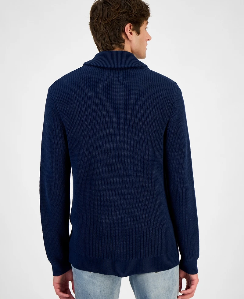 Sun + Stone Men's Alvin Cardigan Sweater, Created for Macy's