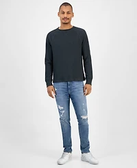 Sun + Stone Men's Waffle-Knit Thermal Shirt, Macy's Exclusive