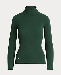 Lauren Ralph Ribbed Turtleneck Sweater