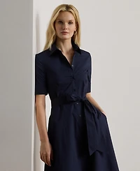 Lauren Ralph Cotton Shirtdress