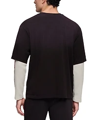 Puma Men's 2-in-1 Waffle Long-Sleeve T-Shirt