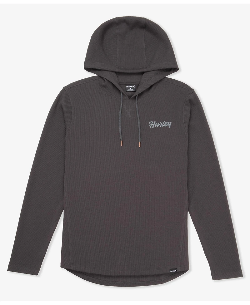 Hurley Men's Fairfax Thermal Hooded Long Sleeve Hoodie