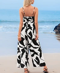 Cupshe Women's Shadow Dance Abstract Jumpsuit