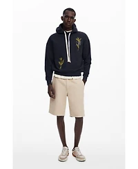 Desigual Men's Hoodie with embroidery