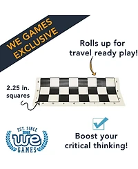 We Games Travel Tournament Chess Set, 20 Board, Bag, 3.75 in. King