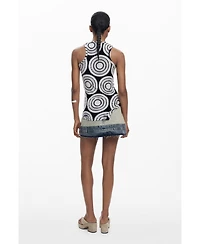 Desigual Women's Sleeveless spiral T-shirt