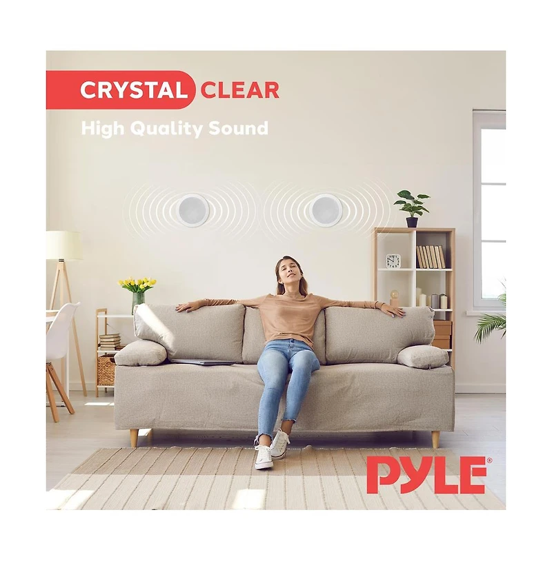 Pyle Two Way Stereo Sound Speaker - Dual Professional Audio Speakers System