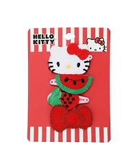 Hello Kitty Sweet Snacks 4-Piece Hair Clip Set