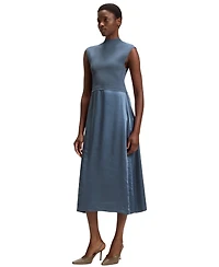Boss by Hugo Women's Satin Skirt Knitted Dress