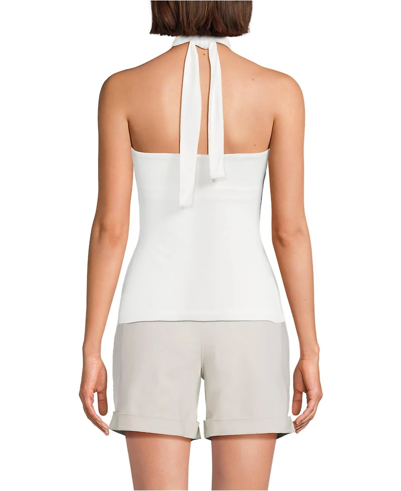 Lands' End Women's Slender Twist Front Halter Top