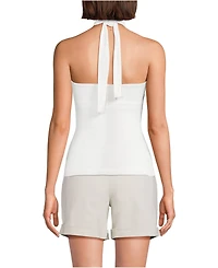 Lands' End Women's Slender Twist Front Halter Top