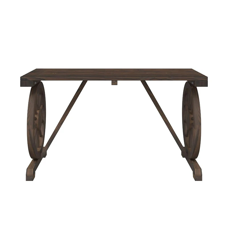 Patio Table 45.3"x21.7"x25.6" Solid Wood Fir