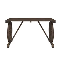 Patio Table 45.3"x21.7"x25.6" Solid Wood Fir