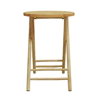 vidaXL Folding Patio Table 21.7"x29.5" Bamboo
