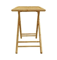 vidaXL Folding Patio Table 43.3"x21.7"x29.5" Bamboo
