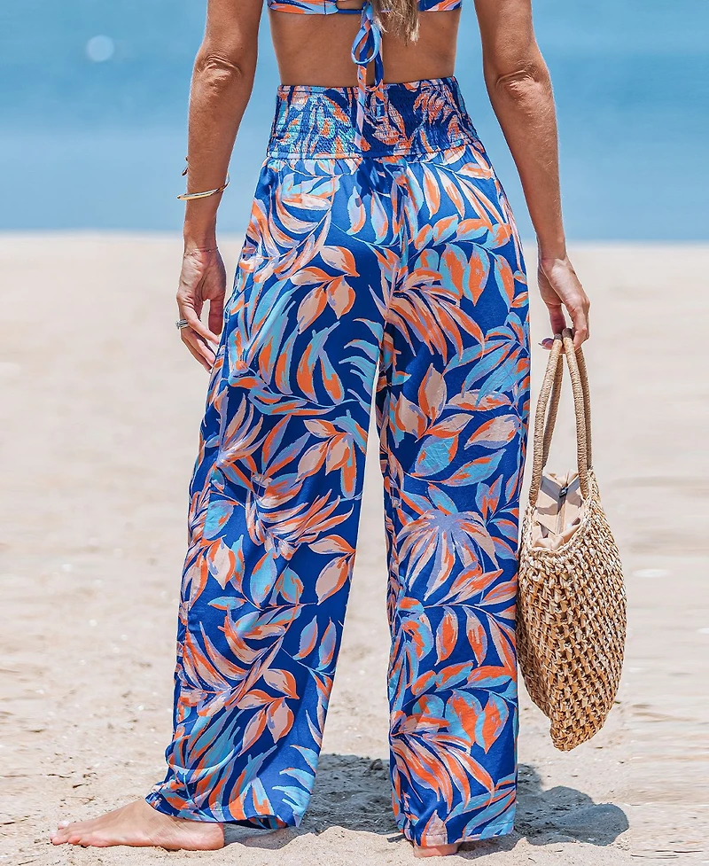 Cupshe Women's Guava Tropical Pants