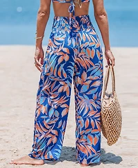 Cupshe Women's Guava Tropical Pants
