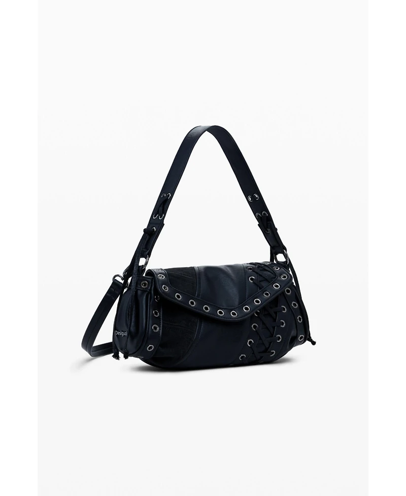 Desigual Women's Medium faux leather patch bag