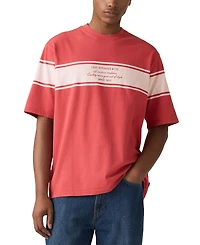 Levi's Men's Relaxed Fit Half Sleeve Striped-Chest T-Shirt