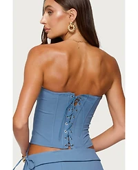 Edikted Women's Selena Lace Up Corset