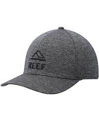Reef Men's Heathered Black Grand Flex Hat