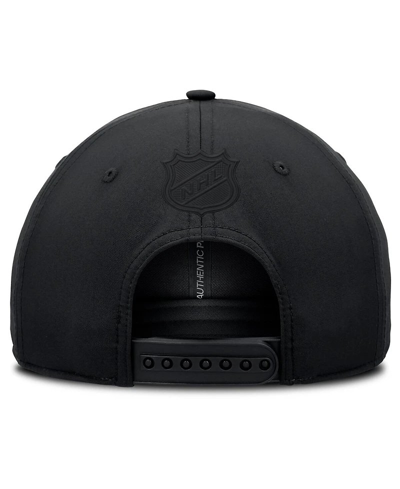 Fanatics Men's Black Columbus Blue Jackets Authentic Pro Road Adjustable Hat
