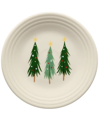 Fiesta Jolly Christmas Three Trees Classic Rim 9" Luncheon Plate