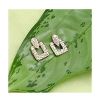 Sohi Women's Embellished Drop Earrings