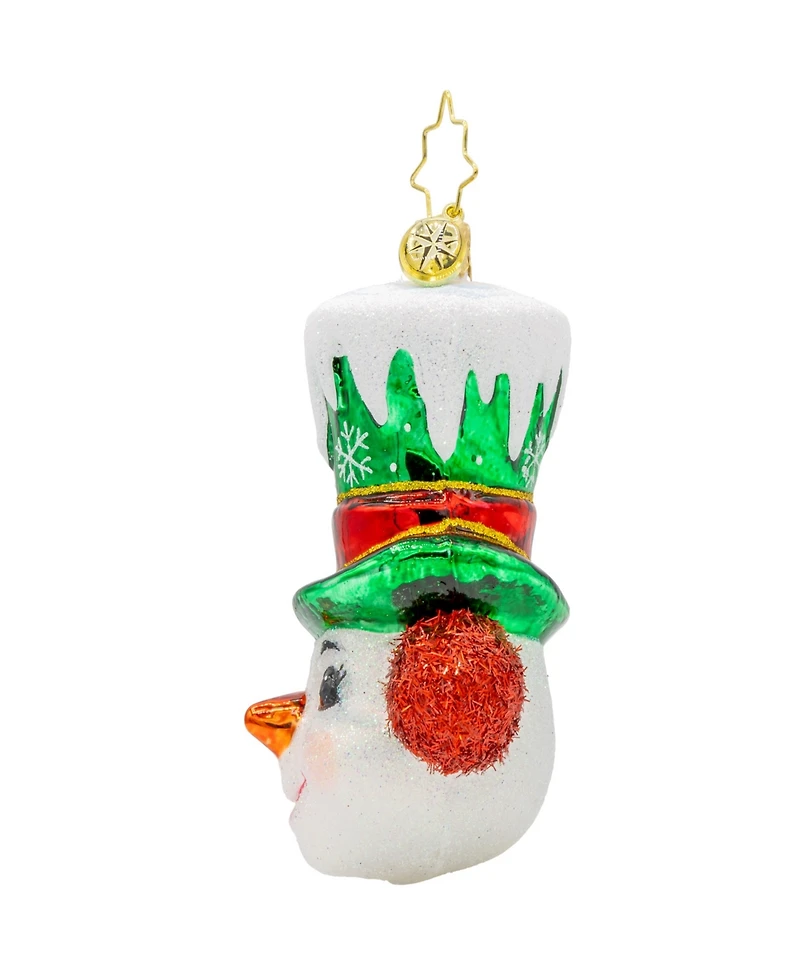 Christopher Radko Top Hat Tidings Gem Ornament