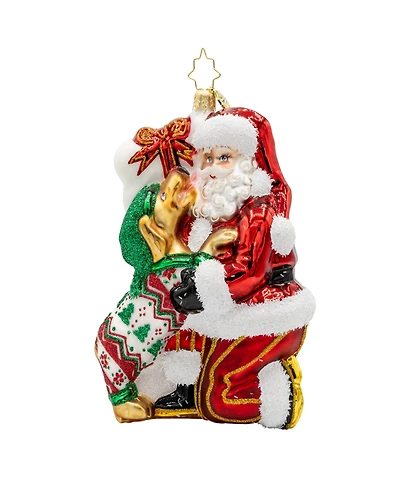 Christopher Radko Santas Pawsome Playtime Ornament