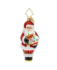 Christopher Radko Santas Special Gift 2025 Gem Ornament
