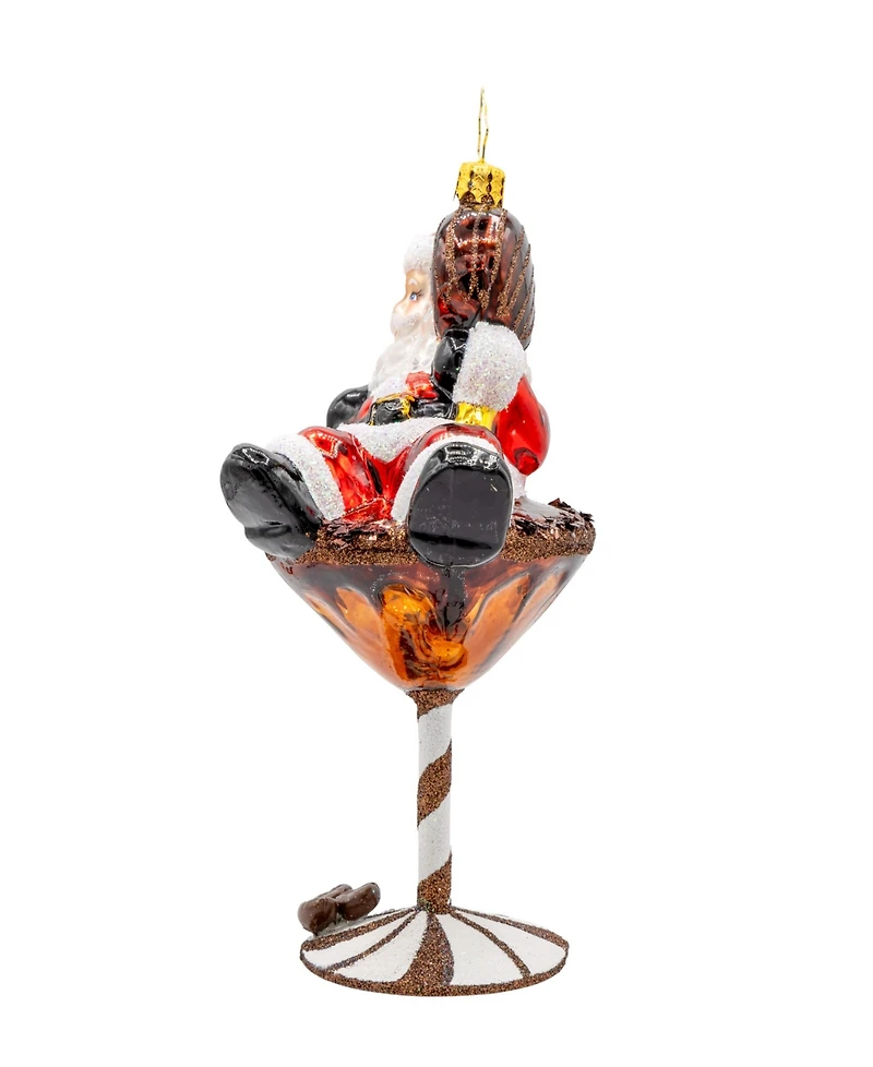 Christopher Radko Santas Merry Martini Brew Ornament