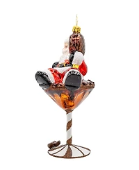 Christopher Radko Santas Merry Martini Brew Ornament