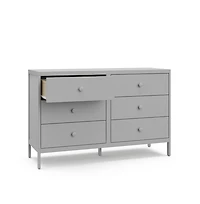 Graco Universal 6 Drawer Dresser - Pebble Gray