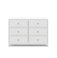 Graco Teddi 6 Drawer Double Dresser (White)