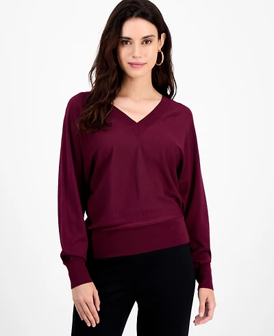 I.n.c. International Concepts Petite Dolman-Sleeve Sweater, Created for Macy's