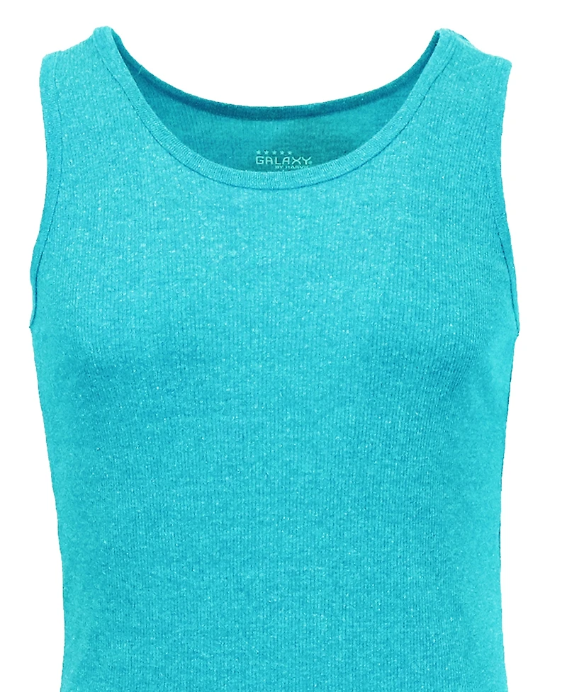 Galaxy By Harvic Men's Heavyweight Ribbed Tank Top