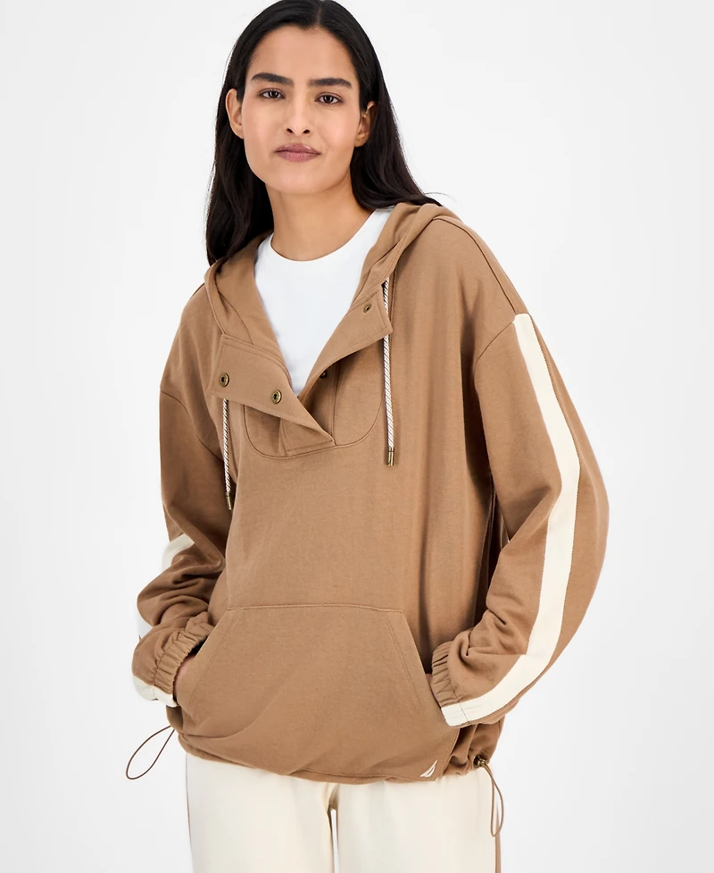 Nautica Jeans Women's Long-Sleeve Sailor Sweatshirt