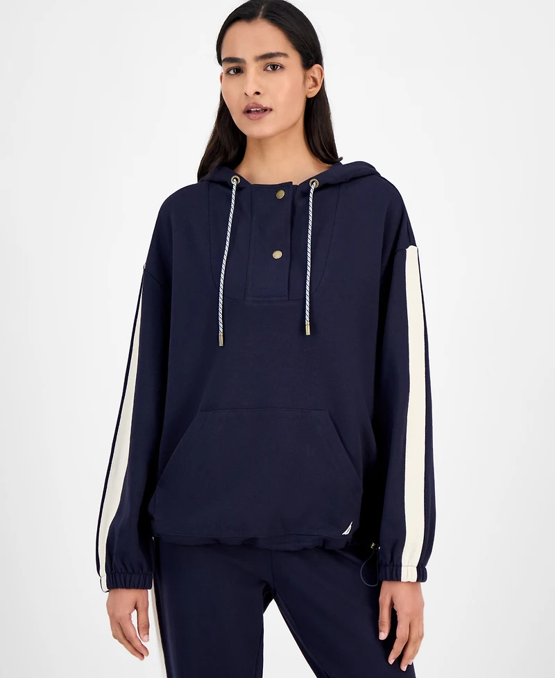 Nautica Jeans Women's Long-Sleeve Sailor Sweatshirt