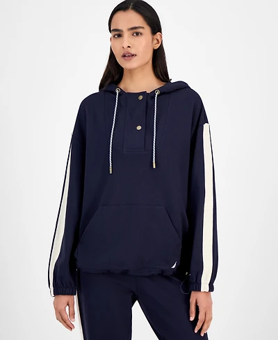 Nautica Jeans Women's Long-Sleeve Sailor Sweatshirt