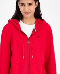 Nautica Jeans Women's Solid Zip-Front Hoodie, Online Only
