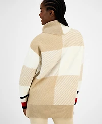 Tommy Hilfiger Women's Plaid Cowlneck Sweater