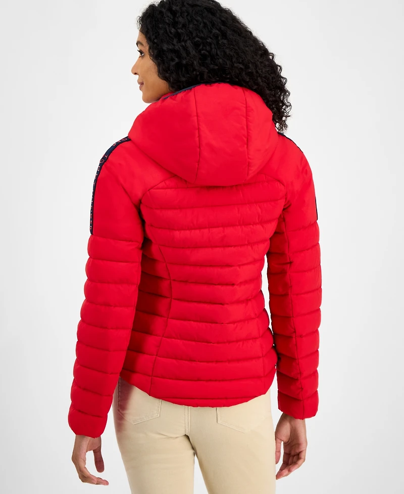 Tommy Hilfiger Women's Hooded Long-Sleeve Puffer Jacket
