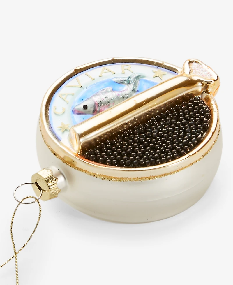 Holiday Lane Foodie Caviar Tin Ornament, Macy's Exclusive