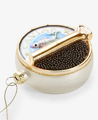 Holiday Lane Foodie Caviar Tin Ornament, Macy's Exclusive