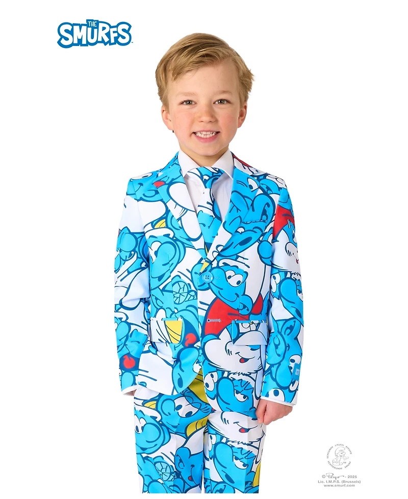 OppoSuits Little Boys Smurfs Suit
