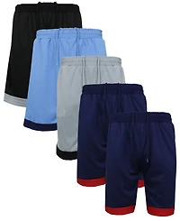 Galaxy By Harvic Men's -Pack Lightweight Breathable Moisture Wicking Mesh Shorts