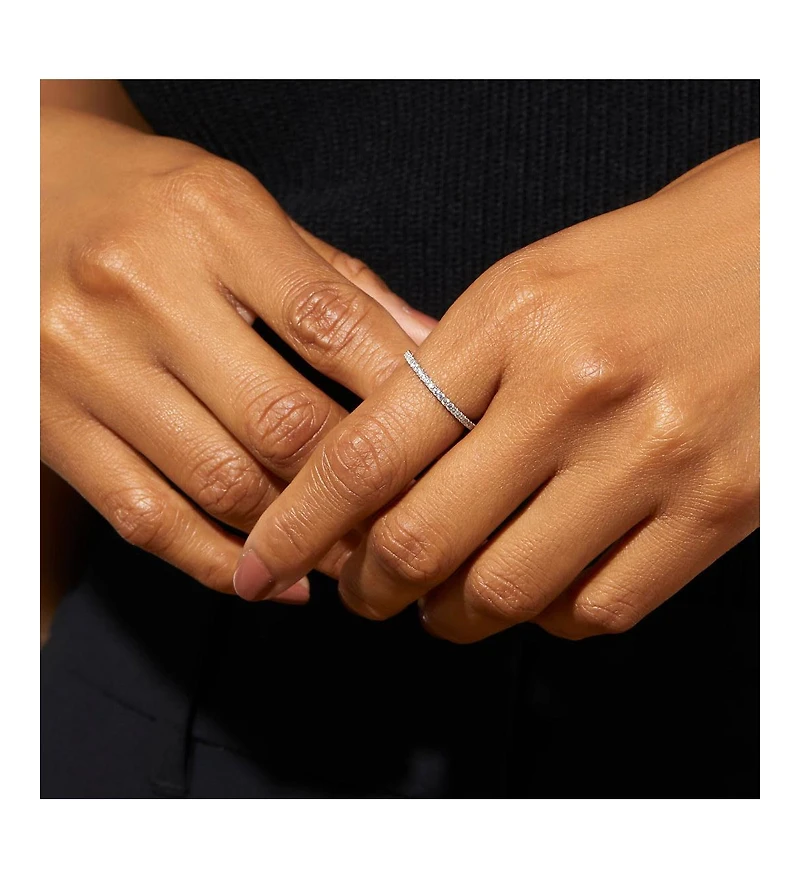 Ana Luisa - Eternity Ring Celine Silver